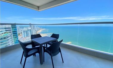 Apartamento Bocagrande vista al mar y centro amurallado