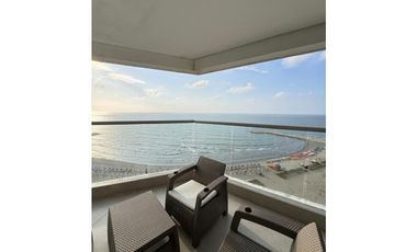 Apartamento Bocagrande vista al mar y centro amurallado