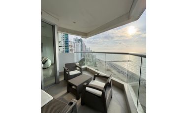 Apartamento Bocagrande vista al mar y centro amurallado