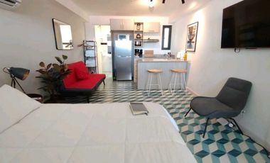 SE ALQUILA LINDO APARTAMENTO CASCO VIEJO - 1 SOLO AMBIENTE - AMOBLADO