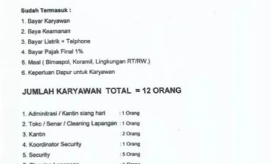 Turun Harga !!! Di Jual Lt 4.440m² GOR AKTIF & GUDANG HARAPAN BARU BINTARA BEKASI BARAT -Strategis