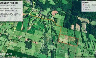 Agrícola en Venta en COD39195 Precioso campo en la comuna de Vilcún a minutos de Temuco