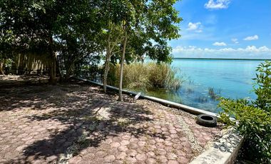 SE VENDE TERRENO EN LA LAGUNA DE BACALAR ZONA CENTRO