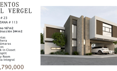 Casa en Venta Vientos del Vergel $6,790,000