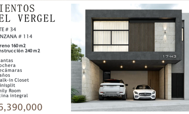 Casa en Venta Vientos del Vergel $6,390,000