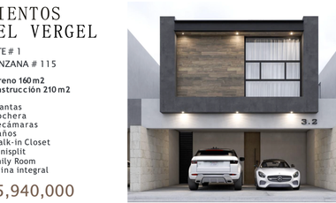 Casa en Venta Vientos del Vergel $5,940,000