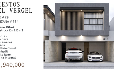 Casa en Venta Vientos del Vergel $5,940,000