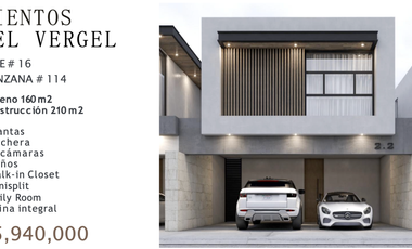 Casa en Venta Vientos del Vergel $5,940,000