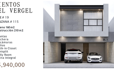 Casa en Venta Vientos del Vergel $5,940,000