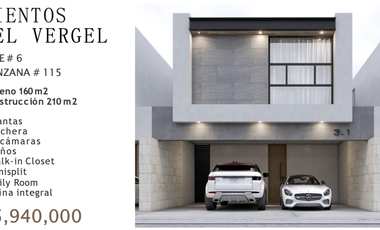 Casa en Venta Vientos del Vergel $5,940,000