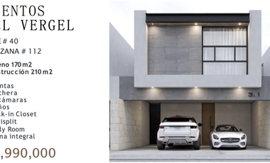 Casa en Venta Vientos del Vergel $5,990,000