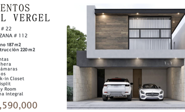 Casa en Venta Vientos del Vergel $6,590,000