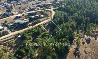 Pichilemu, Terreno en entorno natural con increíble vista al mar