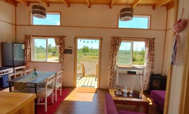 PUERTO MONTT CABAÑA 36 M2 EN 5000 M2 CHAQUEIHUA