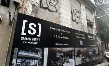 Departamento Monoambiente en venta en recoleta