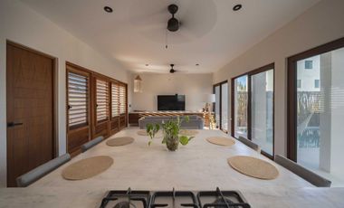 Casa amueblada a 140 m de la playa en renta en San Benito