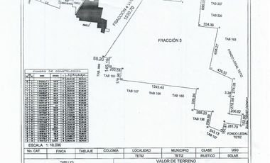 Terreno de 250 Hectáreas carretera Tetiz- Celestún