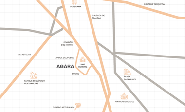 Casas, Town Houses y Departamentos en Coyoacan