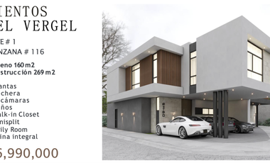 Casa en Venta Vientos del Vergel $6,990,000