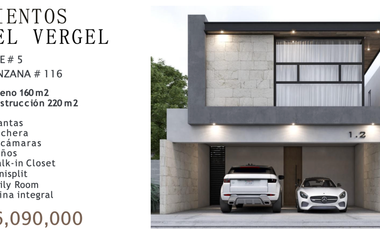 Casa en Venta Vientos del Vergel $6,090,000