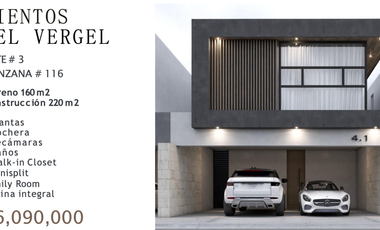 Casa en Venta Vientos del Vergel $6,090,000