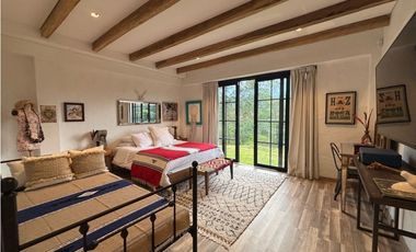 Arriendo casa campestre un solo nivel en unidad cerrada Cabeceras