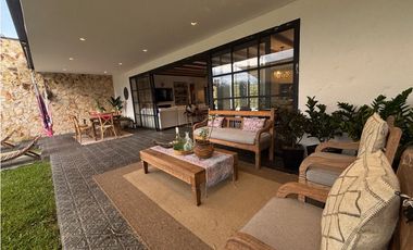 Arriendo casa campestre un solo nivel en unidad cerrada Cabeceras