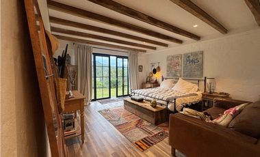 Arriendo casa campestre un solo nivel en unidad cerrada Cabeceras