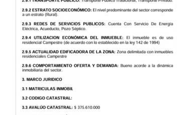 DAPA  CASA FINCA CAMPESTRE DE LUJO