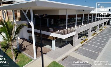 Locales Comerciales en Renta, Plaza Punto Marenna, Frente a Plaza Galerias Liverpool Marina Mazatlan, Anclada con Hotel Ibis, Restaurantes.