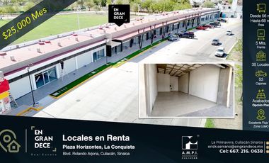 Locales en Renta La Conquista, Blvd. Malova contra Esquina UAdeO, Alto Flujo Vehicular, salida a Bacurimí.