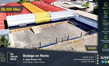Bodega en Renta por Zona Industrial el Vallado
