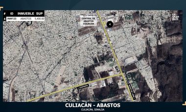 Terreno Comercial en Renta frente a Mercado de Abastos de Culiacán, Sinaloa VIC.INM123