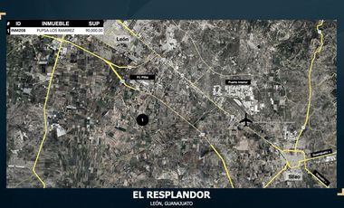 Terreno en Venta ideal para desarrollo industrial, agrícola en el Resplandor, León Gto. VIC.INM208