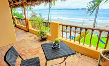 Manzanillo, Colima, Club Santiago Hermosa Casa Amueblada a Pie de Playa