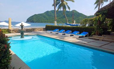 Manzanillo, Colima, Club Santiago Hermosa Casa Amueblada a Pie de Playa