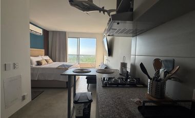 Renta Apartamento Amoblado - Un solo ambiente - Santa Marta con playa