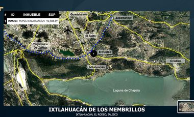 Terreno en Venta en esquina sobre carretera Santa Rosa, La Barca ideal para desarrollo industrial o comercial VIC.INM203 204