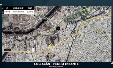 Terreno Comercial en Renta Culiacán Pedro Infante Tres Rios, Zona USE, Sinaloa VIC.INM118