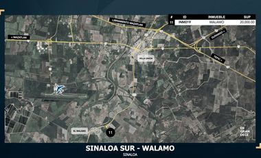 Terreno Comercial en Renta en El Walamo, Sinaloa VIC.INM019