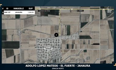 Terreno Comercial en Renta, Jahuara, El Fuerte , Sinaloa VIC.INM137
