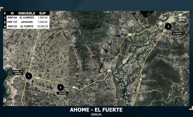 Terreno Comercial en Renta, Jahuara, El Fuerte , Sinaloa VIC.INM137