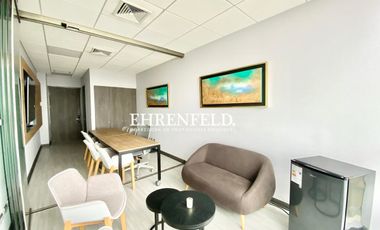 Concón, Boulevard Montemar. Oficina amoblada de 27 m2 vista al mar.