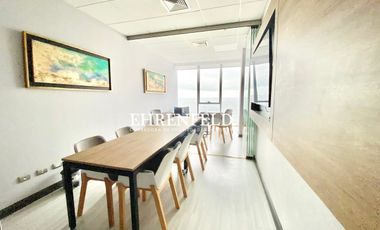 Concón, Boulevard Montemar. Oficina amoblada de 27 m2 vista al mar.