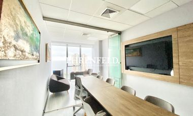 Concón, Boulevard Montemar. Oficina amoblada de 27 m2 vista al mar.