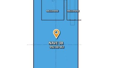 Nave Industrial Renta Cuautitlan 992 m2