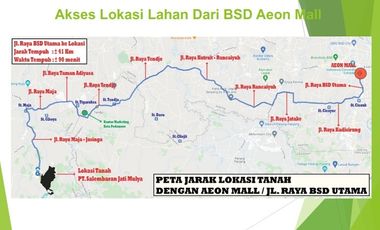 Jual Cepat Murah Tanah Di Jalan Raya Maja Kabupaten Lebak Banten
