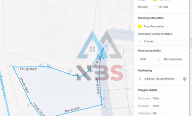 Dijual tanah lokasi Strategis di Sekar tunjung