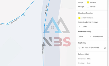 Dijual tanah lokasi Strategis di Sekar tunjung