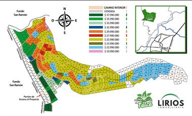 Parcela en Venta en pencahue